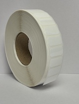 Термотрансферные этикетки 20x10 полипропилен (в рулоне 2000 шт) (коробка 80 рулонов) Печать только с риббоном (копиркой)
